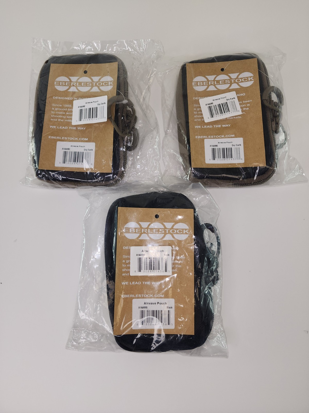 New Eberlestock Hunting Hiking Small Airwave Pouches (Lot of 3)