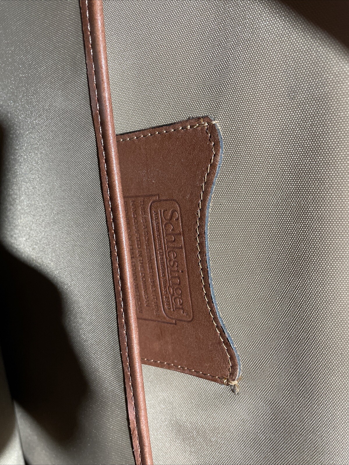 Schlesinger Brown Leather Briefcase