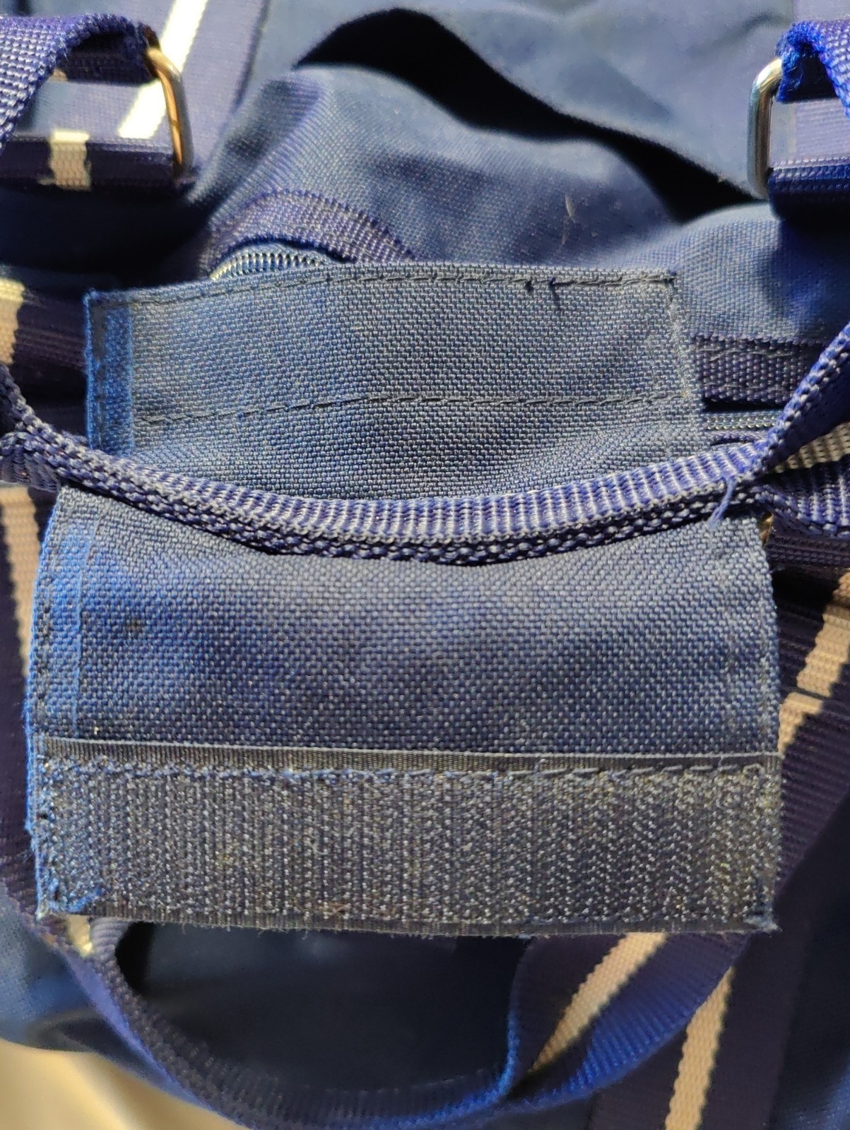Polo Ralph Lauren -ROYAL BLUE CANVAS DUFFLE BAG -Weekend Travel Gym -22″ x 12″