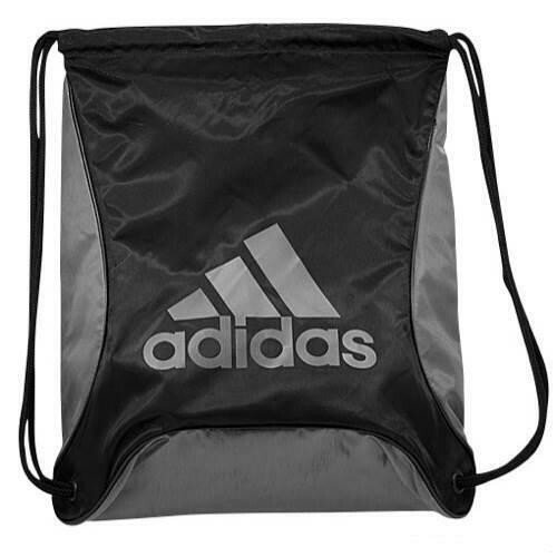 Adidas BLUE BLACK BOLT II Sackpack Sling Backpack School Sport Drawstring NEW