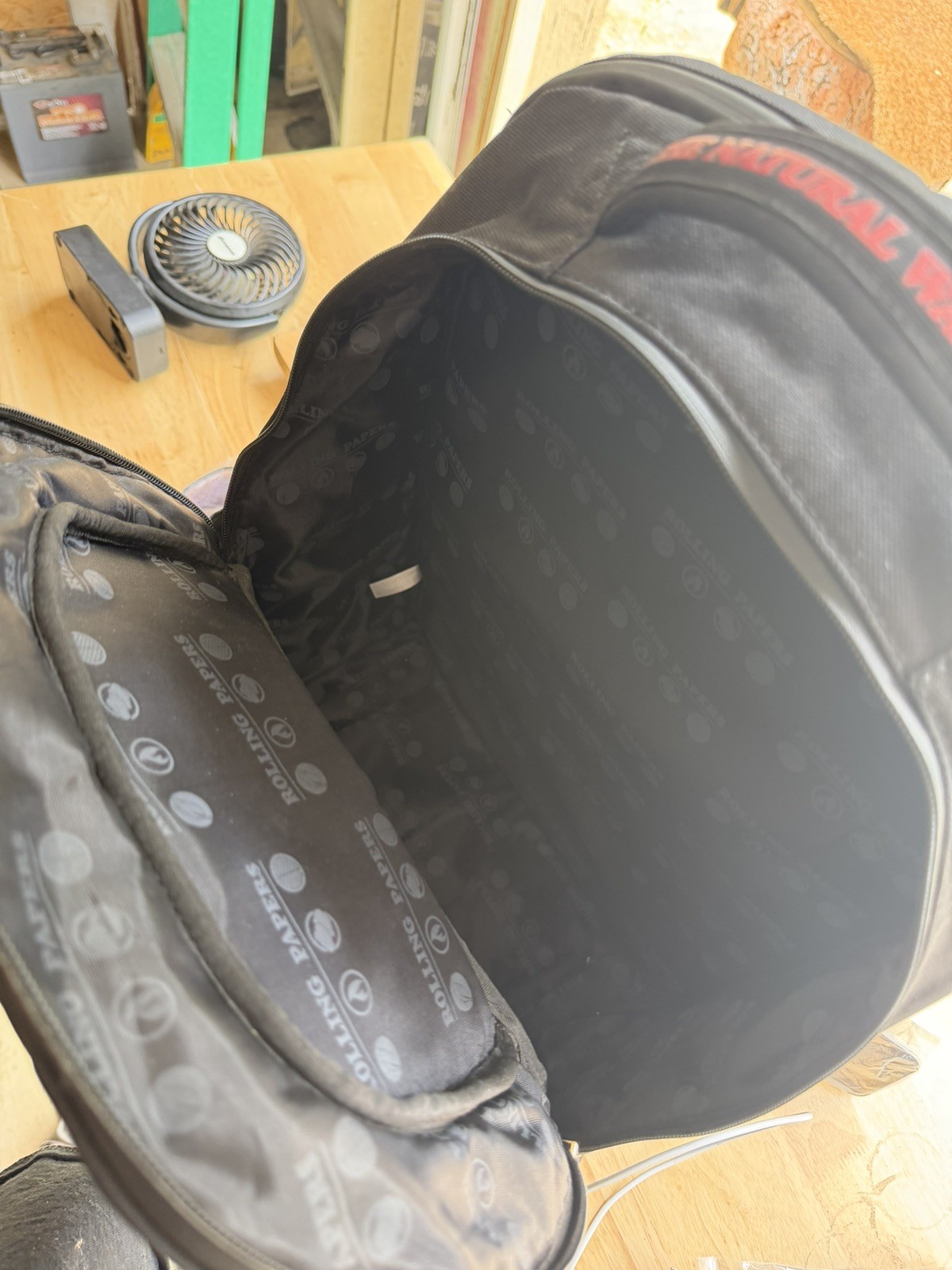 Raw Rolling Papers Black Backpack
