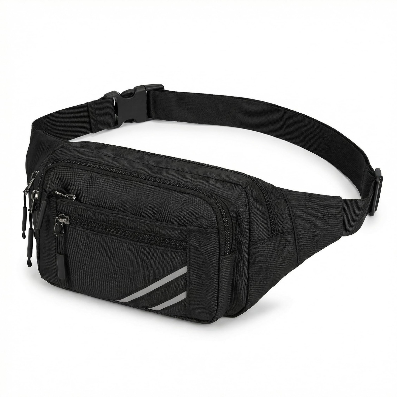 Fanny Pack for Women and Men, Multi-Functional Crossbody Belt Bag with 5 Pock…