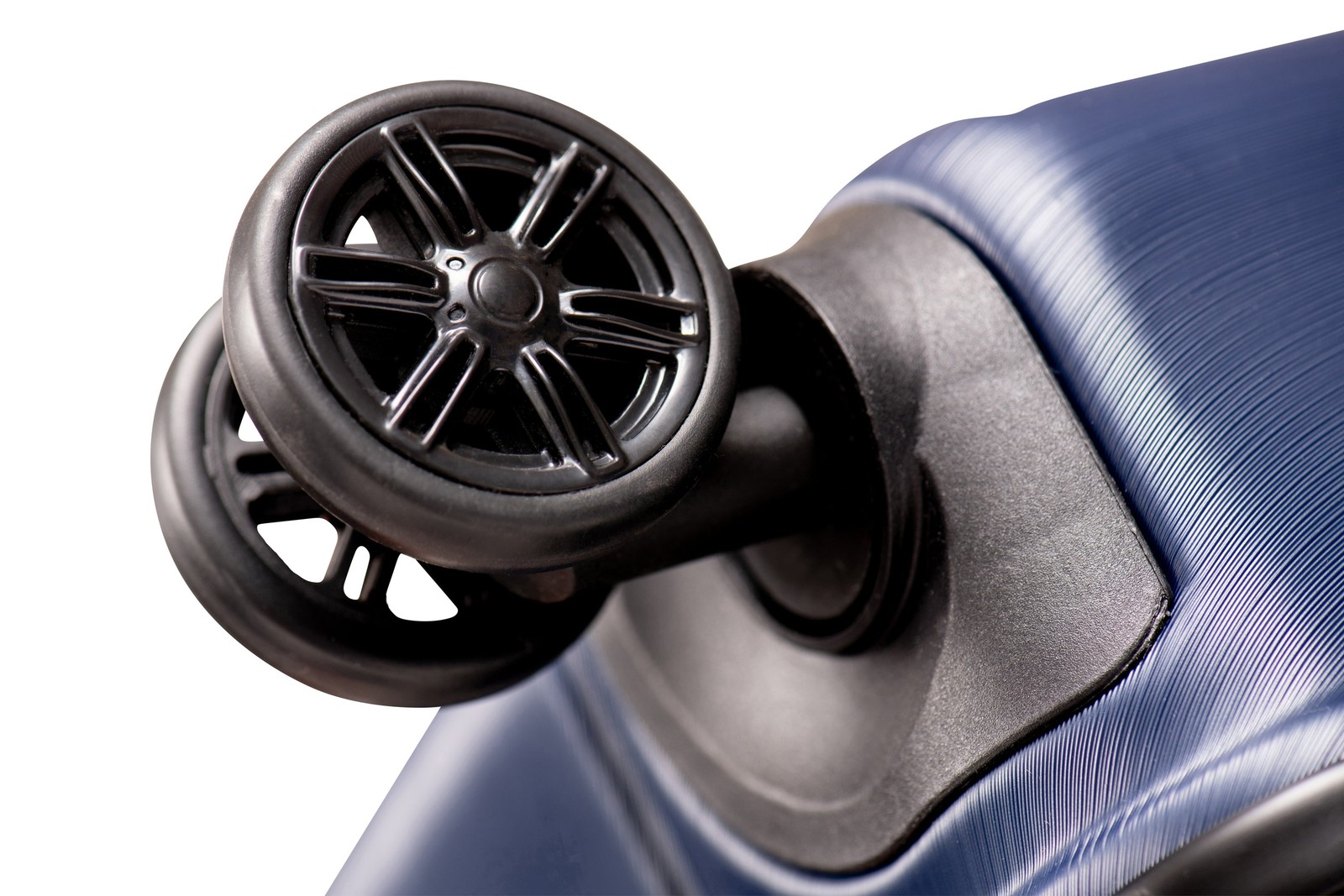 NONSTOP NEW YORK Luggage Expandable Spinner Wheels Navy Large 28 in U3