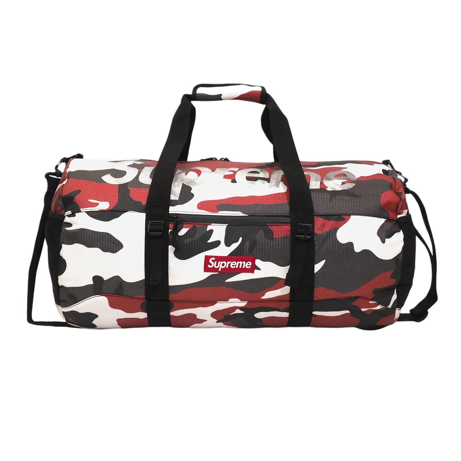 Supreme SS21 Duffle Bag Red Camo