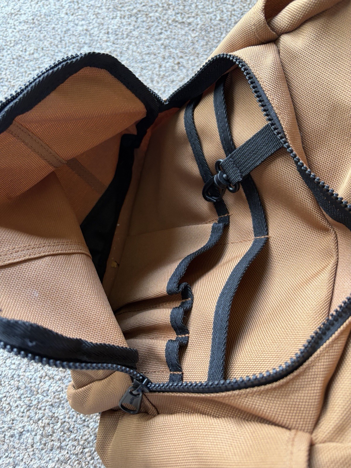 Dickies Journeyman Brown Canvas Backpack Pocket Workwear Utility School Bag Work