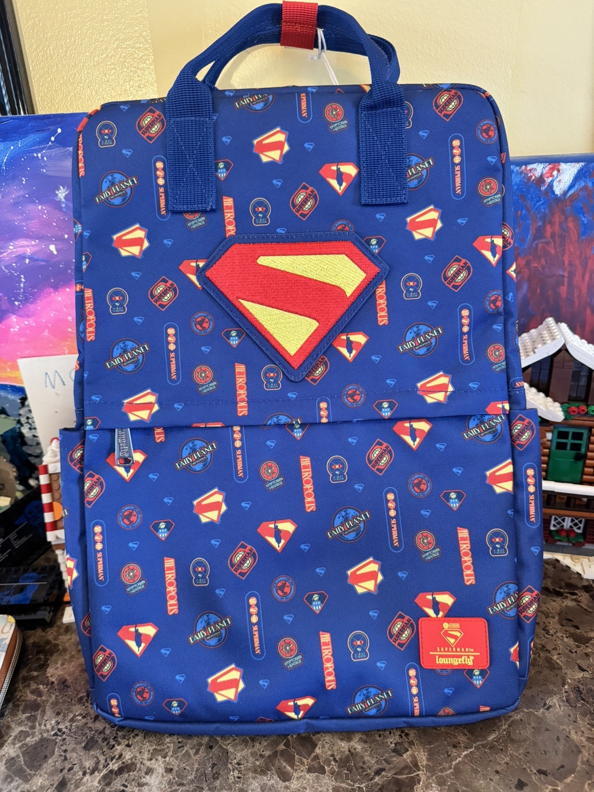 DC Comics Superman Nylon Full-Size Backpack