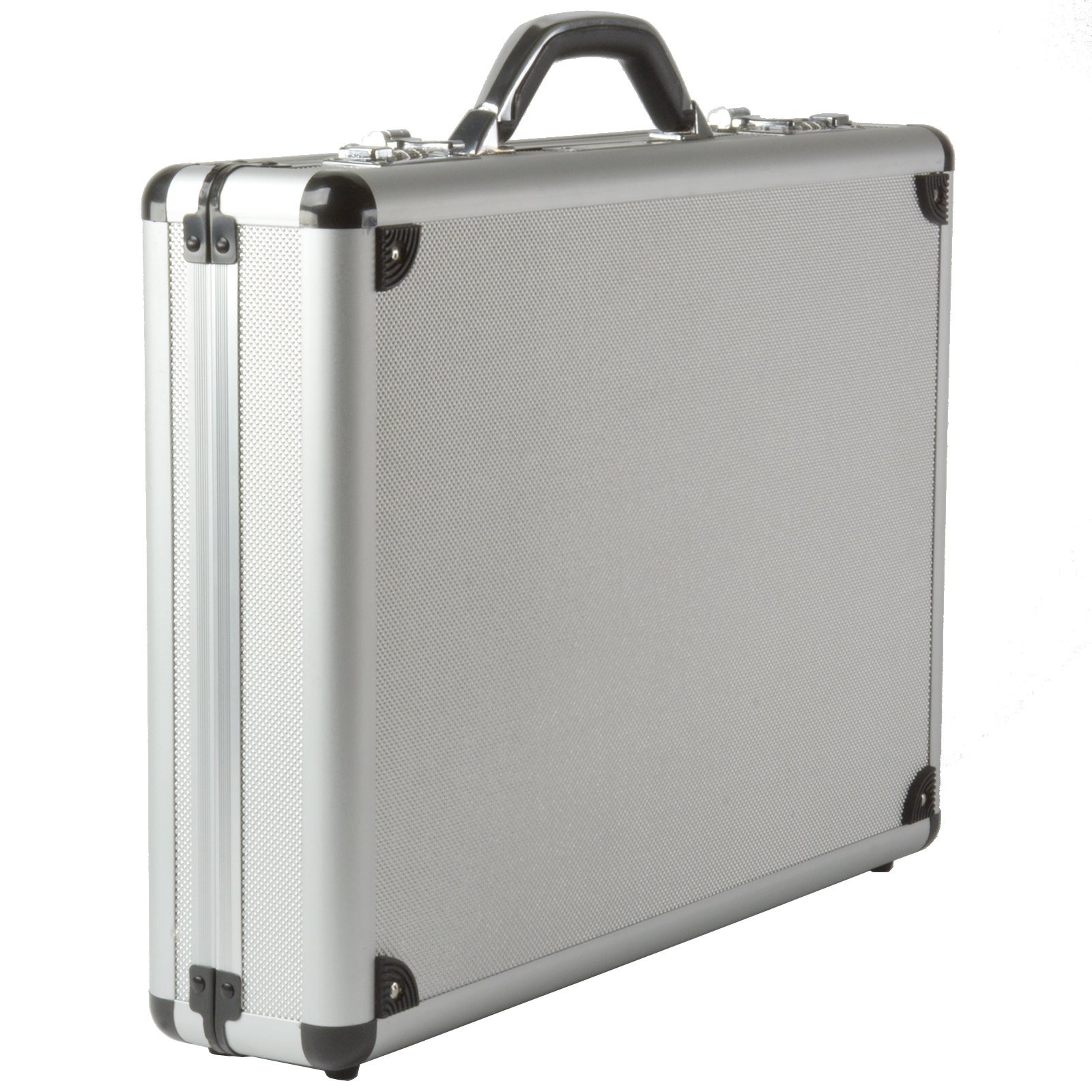 Executive Aluminum Briefcase Padded Laptop Briefcase For Men Hard Shell Attac…