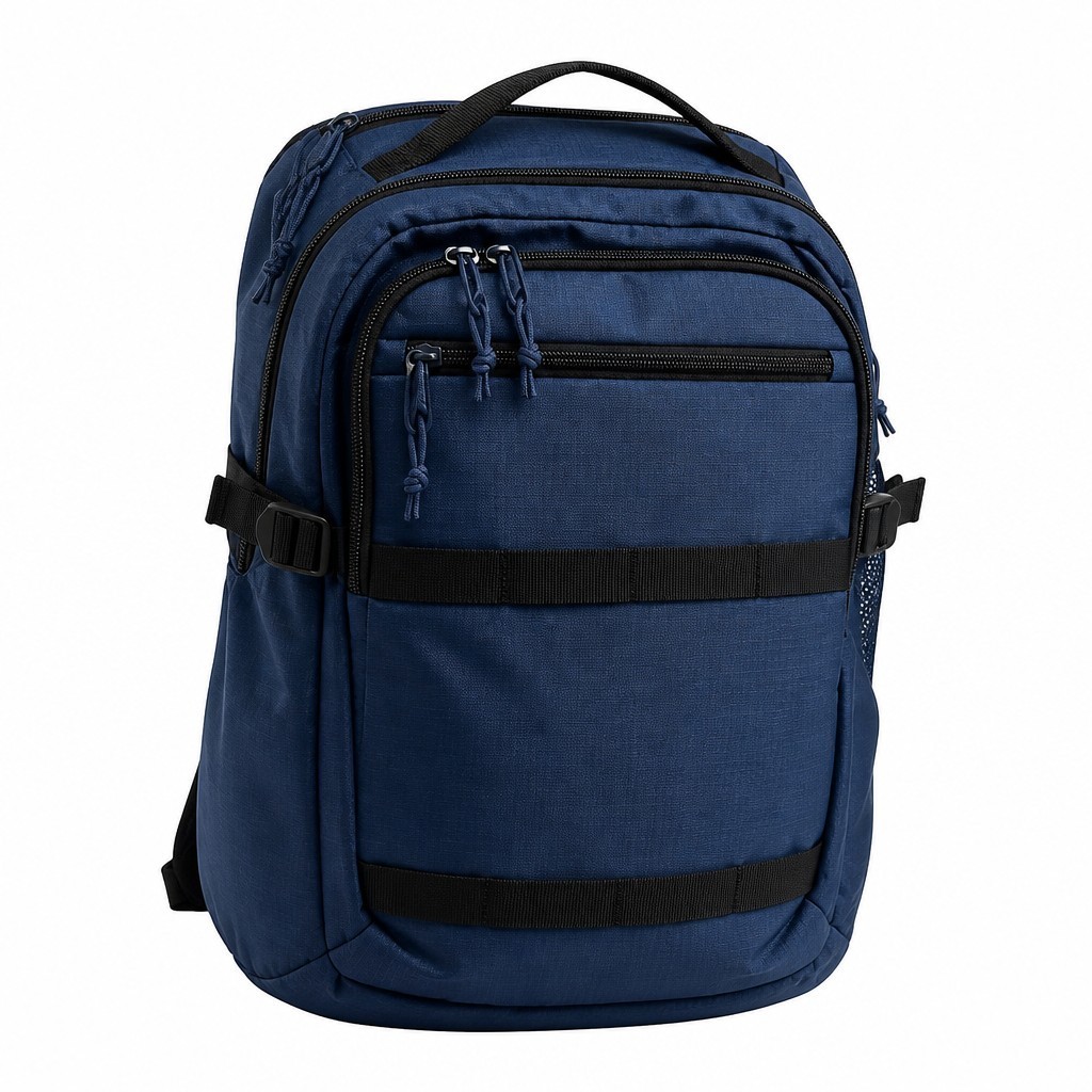 Adidas Impulse Backpack Mineral Blue Black Book Laptop School Bag JK3417