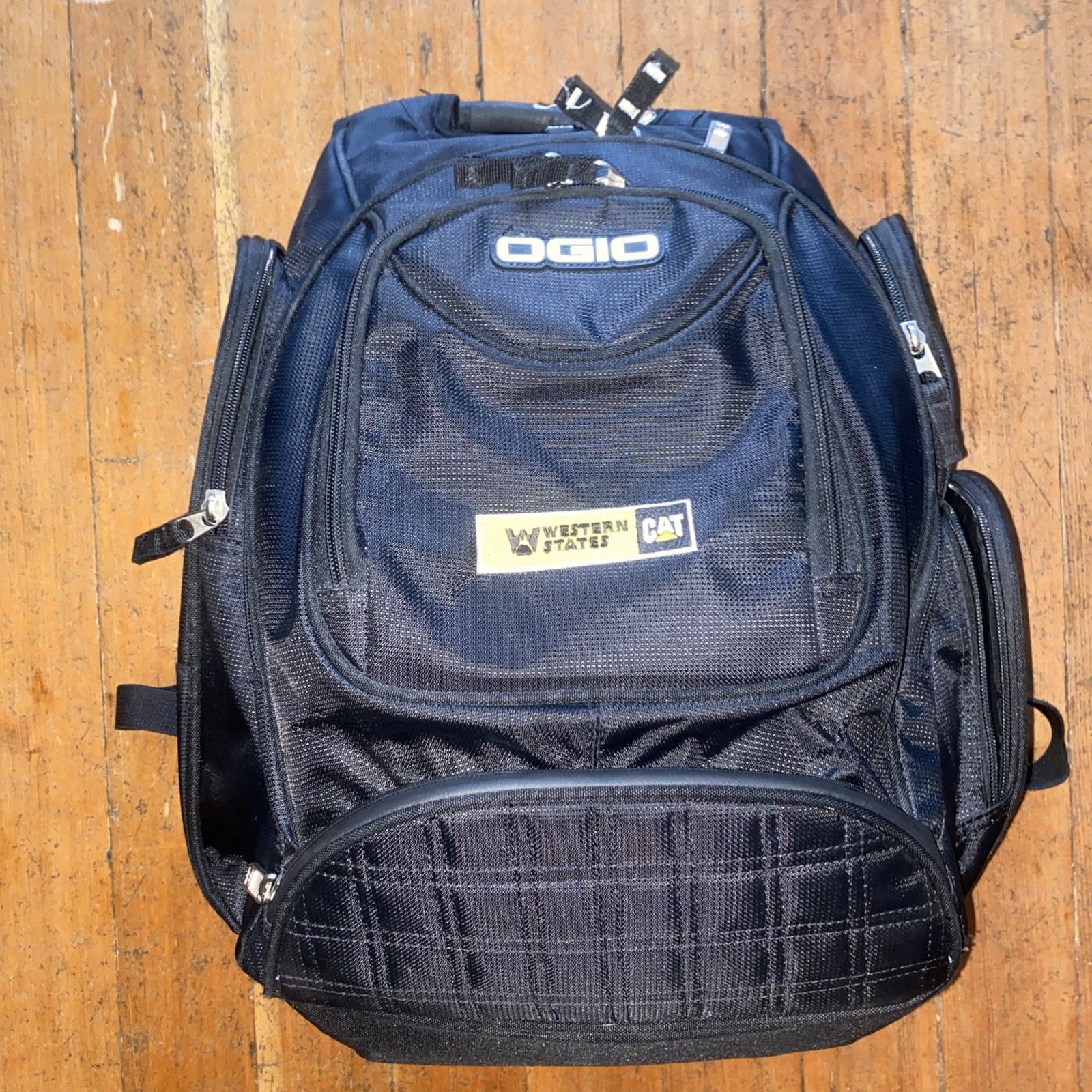 OGIO Backpack Cat Branded Techspace Black Laptop Metro Street