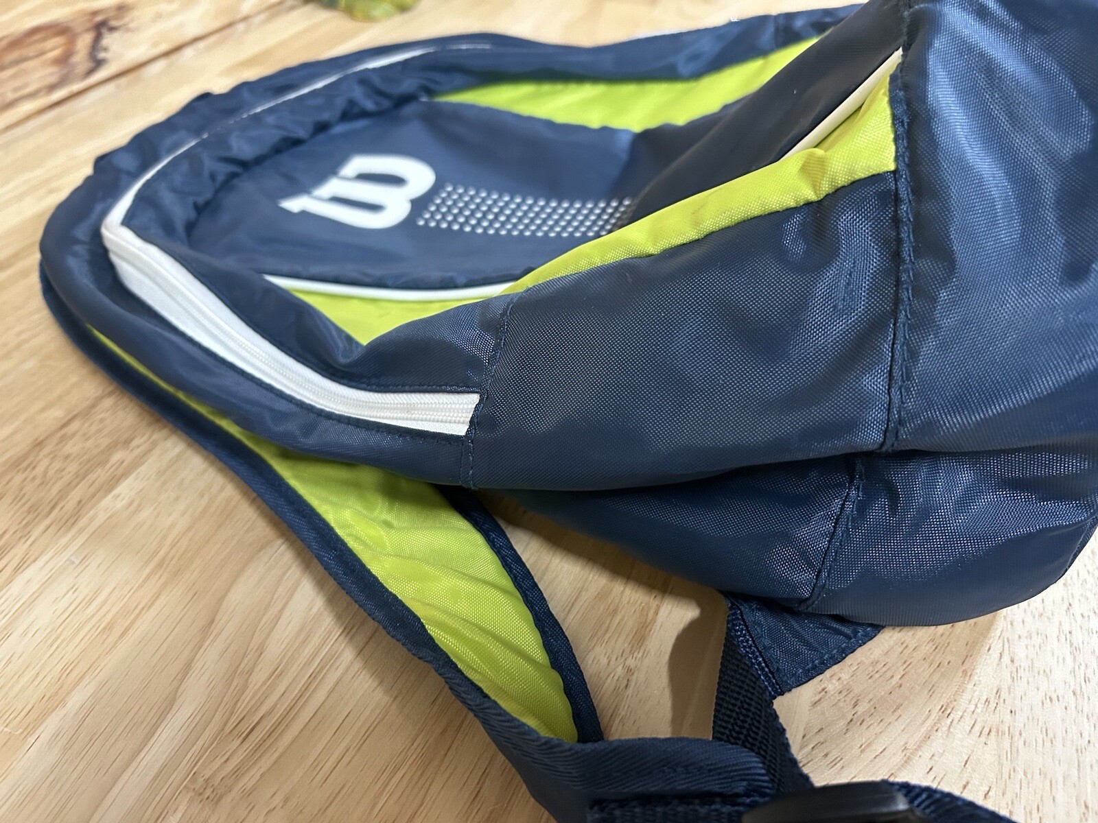Wilson Backpack Blue with Yellow accents 2 zipper compartments Good Condition