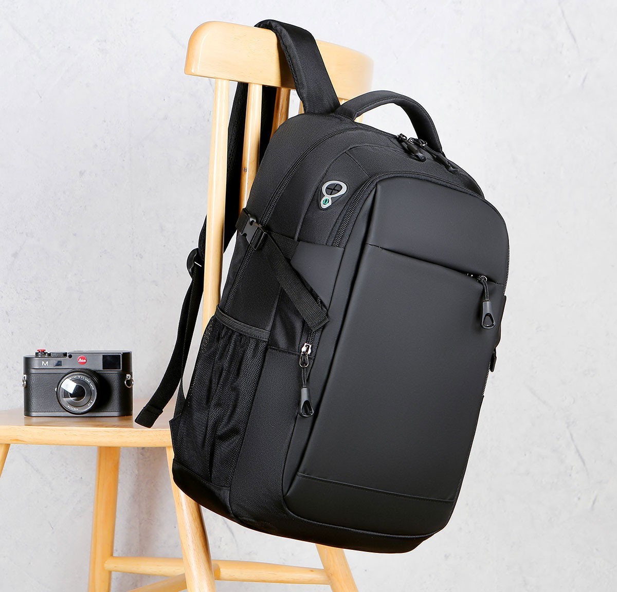 Black Laptop Backpack High Capacity Travel Bag Fashion Business School Men Women