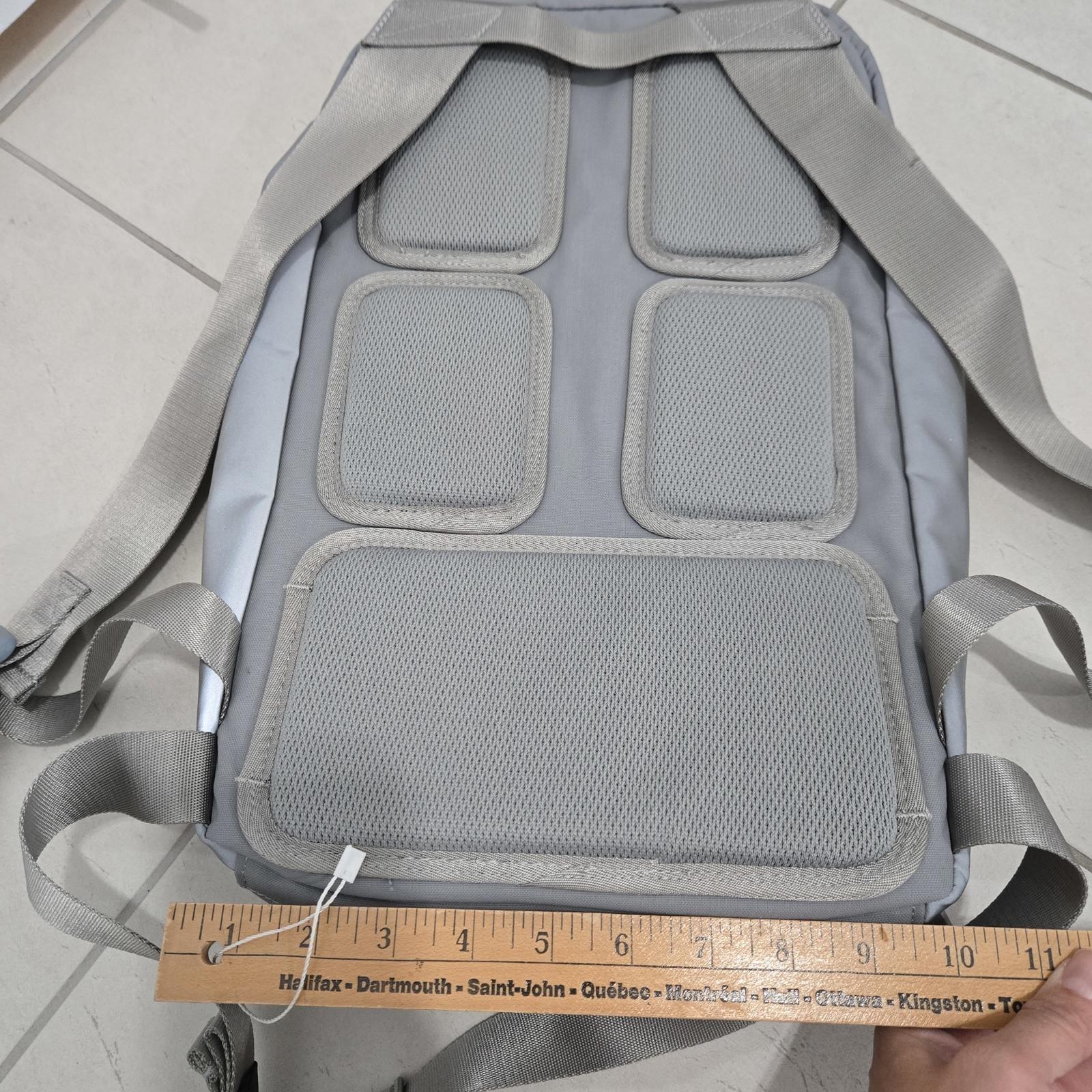 Rapha Travel Backpack Reflective Matte Gray 25L Waterproof Rain Cover Laptop Bag