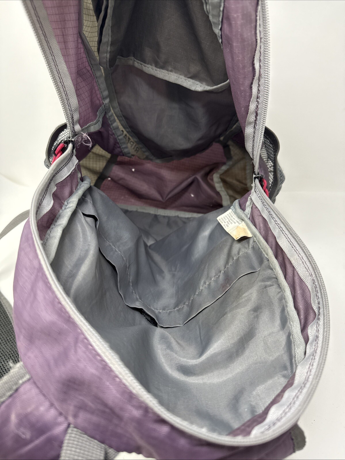 Eddie Bauer Backpack Rippac Daypack Packable Lightweight Purple gray