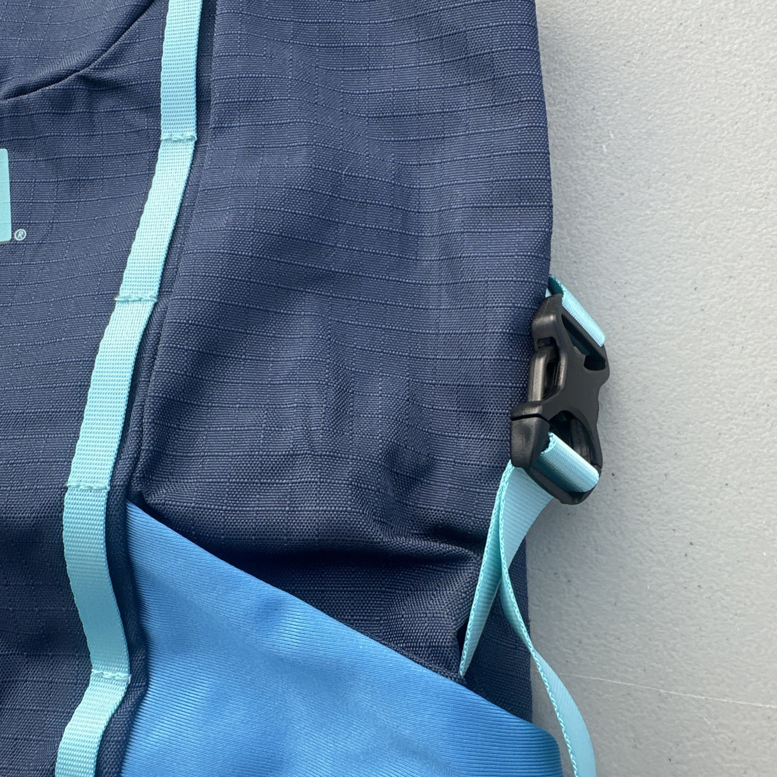 Hoka One Ocean Mist Blue Backpack Shoe Bag EUC No Tags Looks Unused
