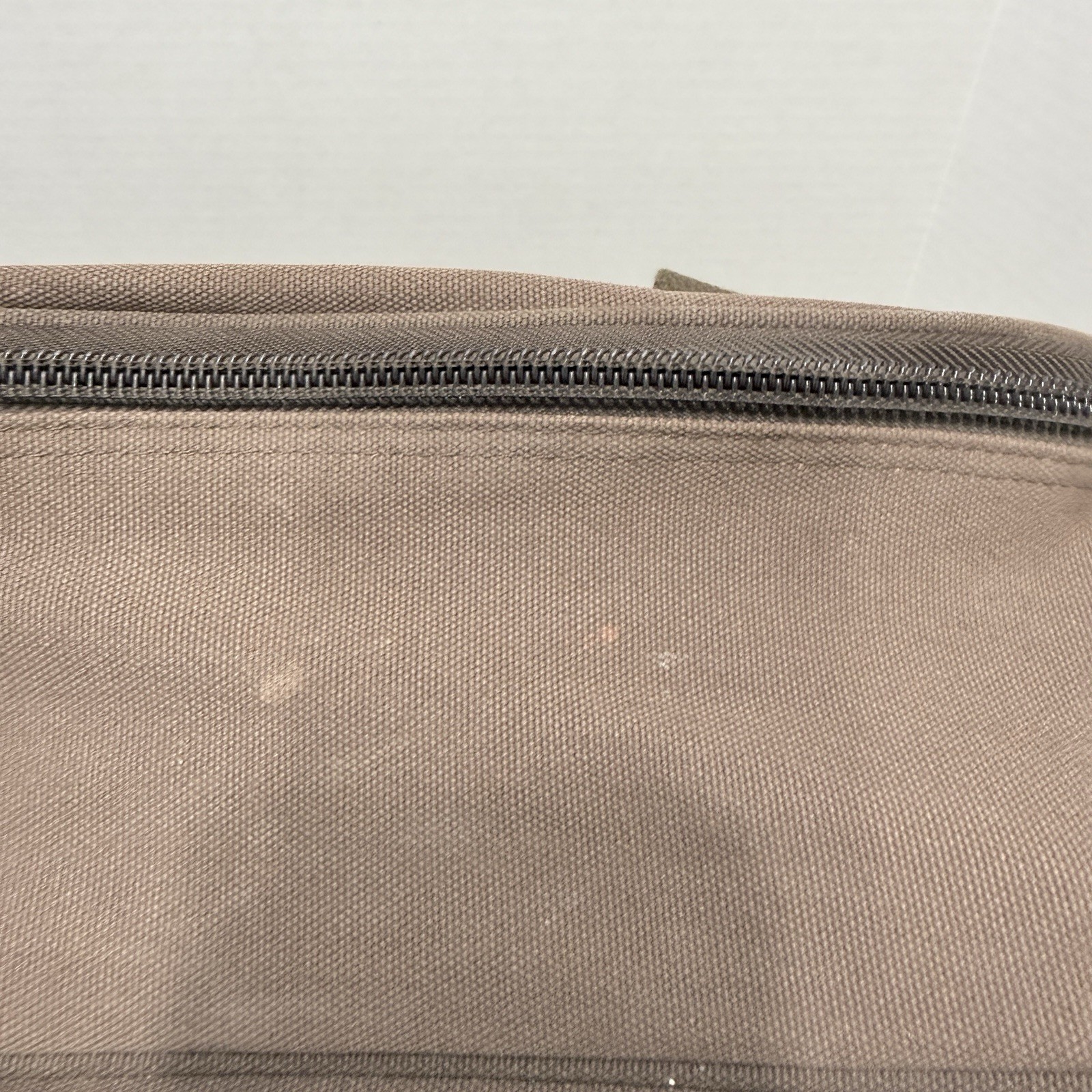 Cabelas Canvas & Leather Brown Messenger Laptop Briefcase Duffle Bag Travel Work
