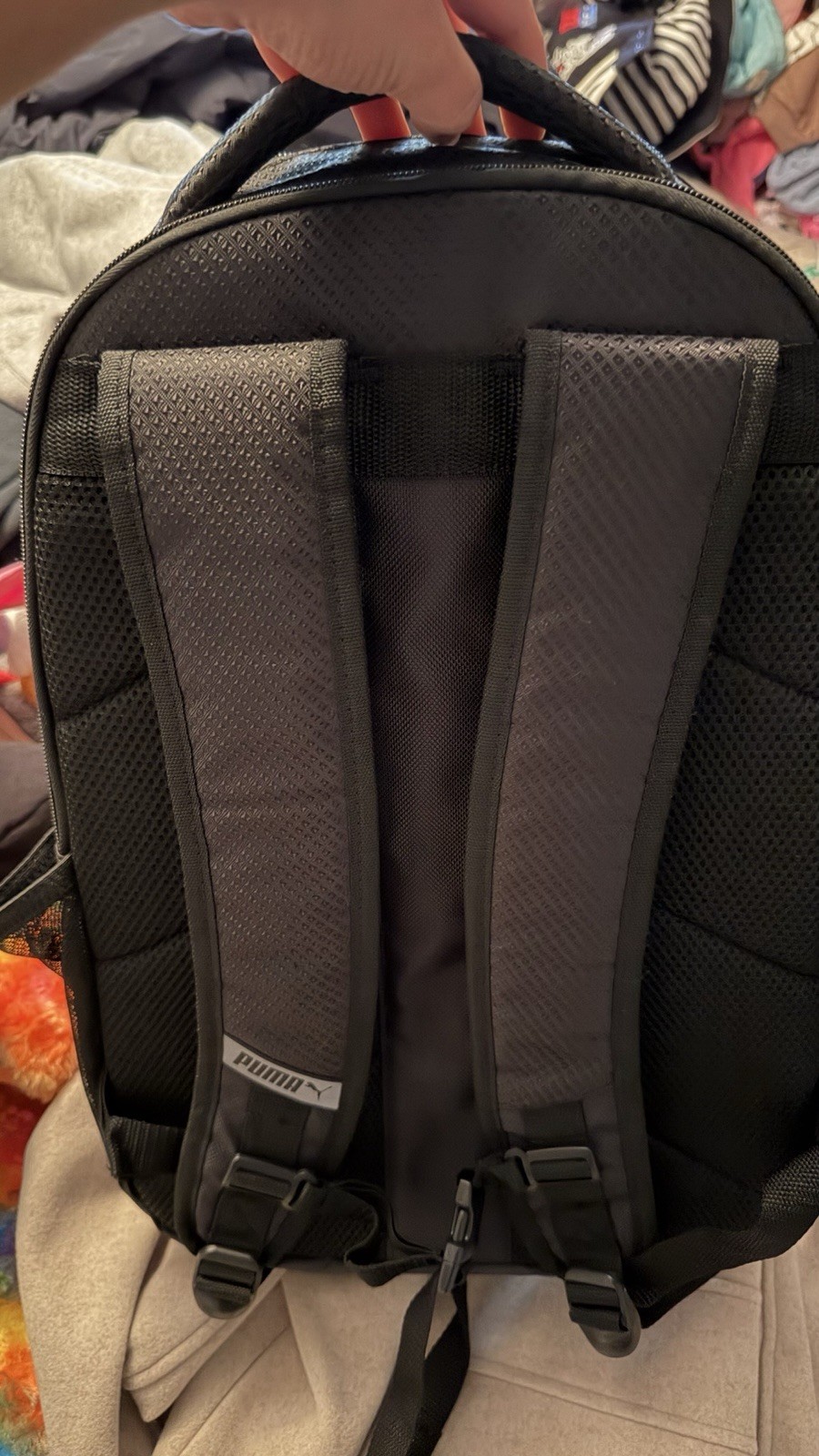 Puma Challenger Water Resistant Backpack, 1379569 Black With Gear Hanger Padded