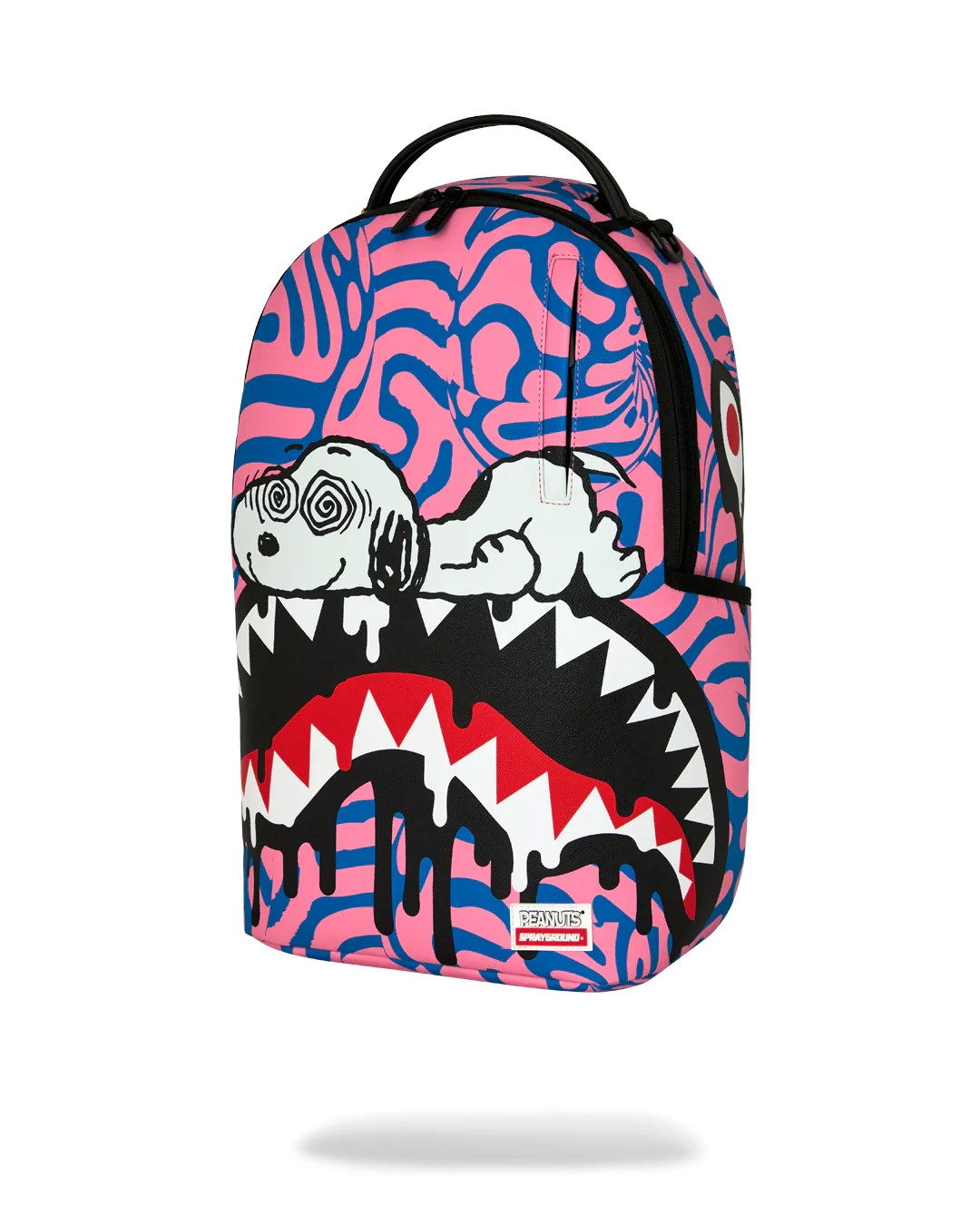 Sprayground x Snoopy DAYZ Backpack🔥NWT Black Pink Bookbag Large School Bag