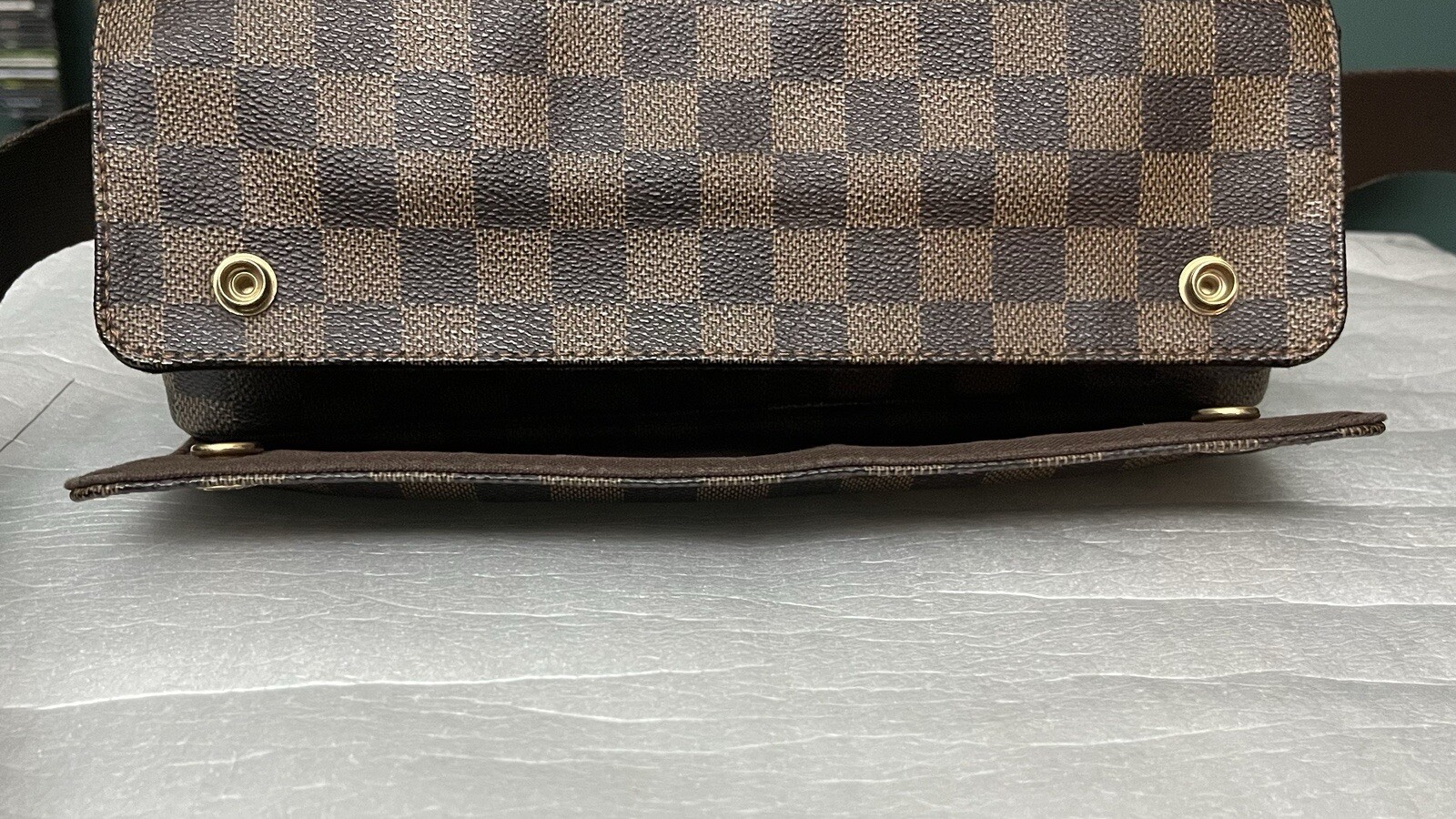 Louis Vuitton LV Canvas Monogram DAMIER NAVIGLIO Messenger bag – VERY GOOD