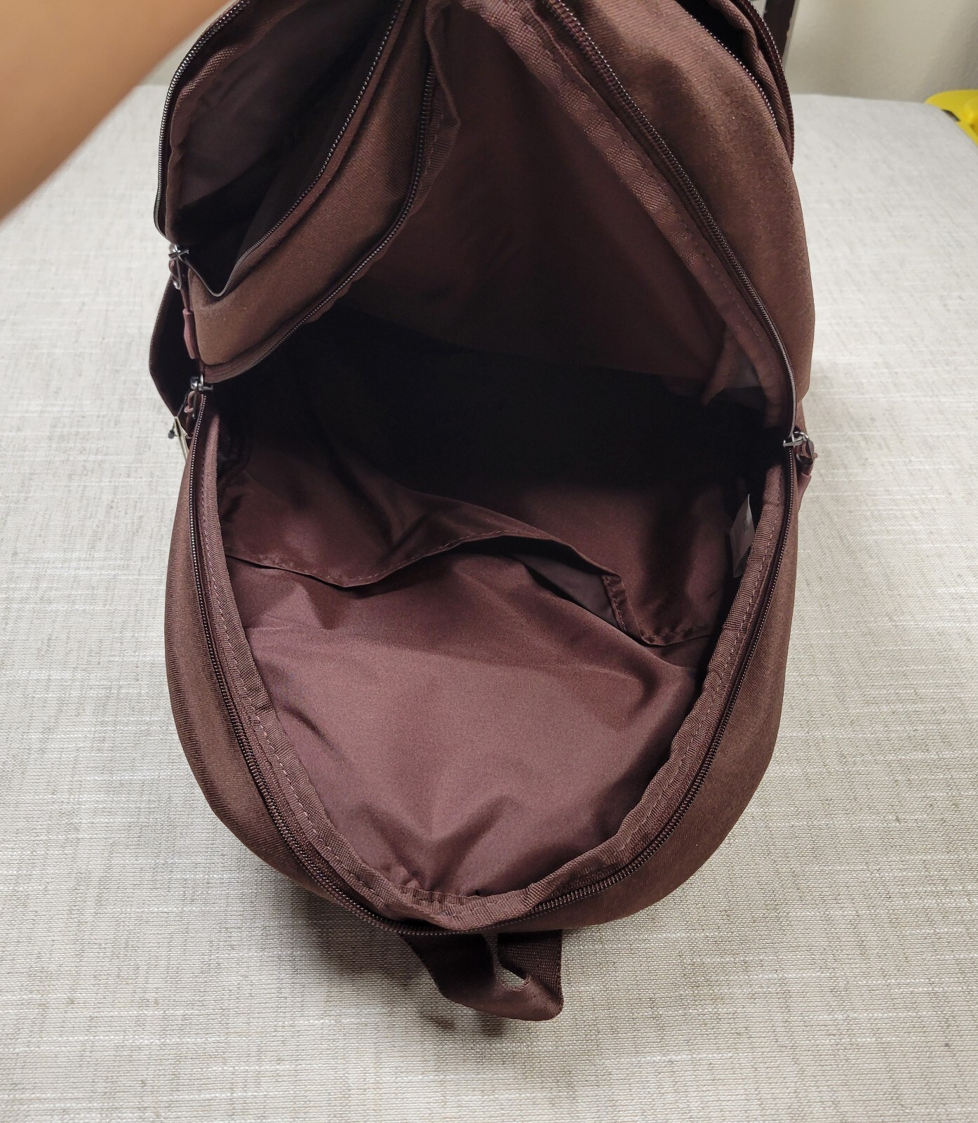 NIKE Elemental Premium Backpack 21L Brown Black Tech Pack Zip Sportswear