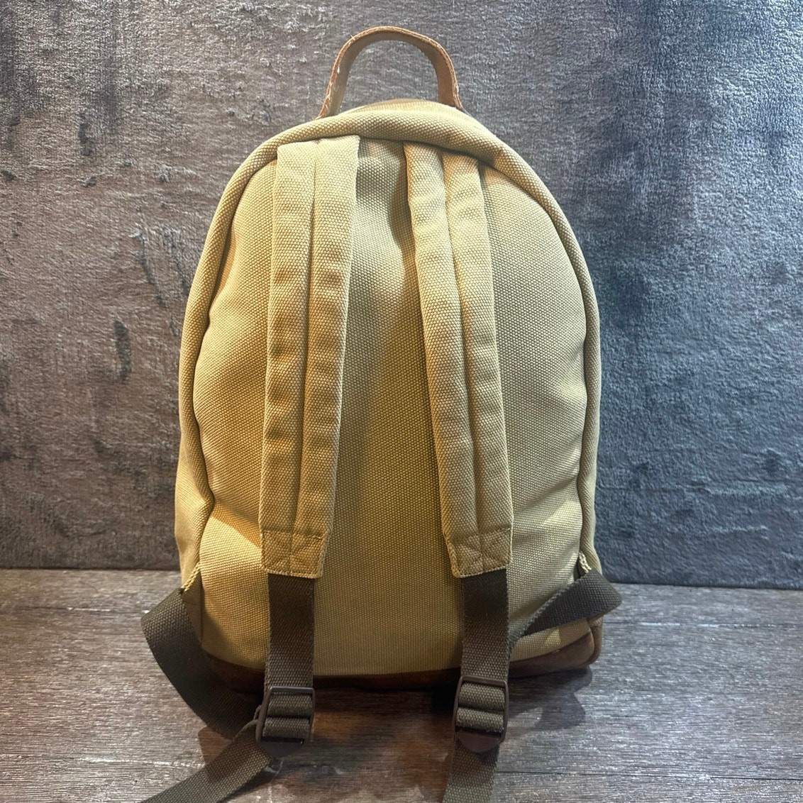 Pendleton Sante Fe Wool/Canvas/Leather Backpack Tan/Blue Native/Western/Aztec