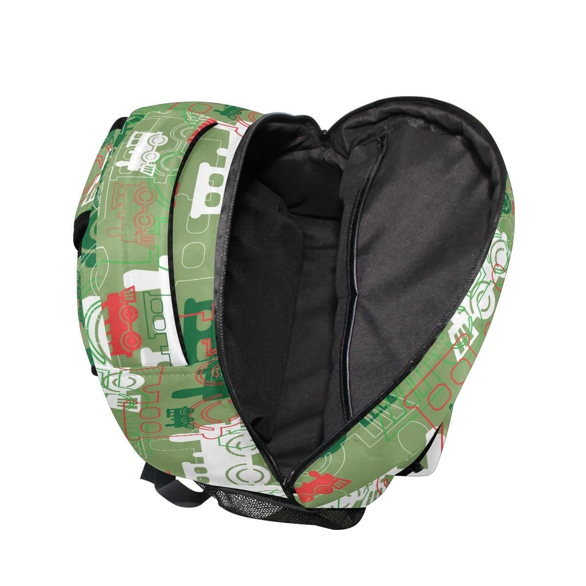 Train Steam Backpack Laptop Bag Daypack Travel School Backpack For Boys New