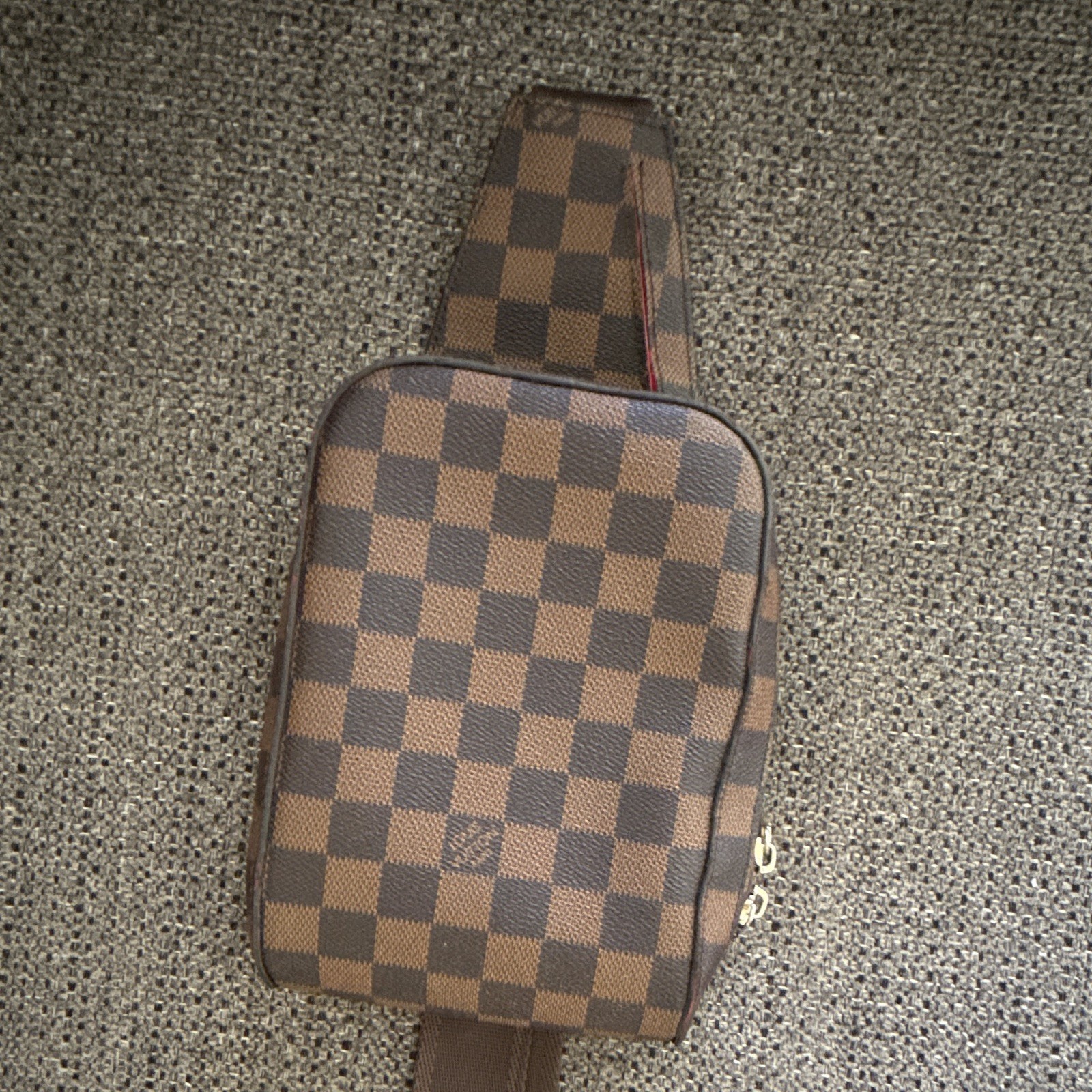 Louis Vuitton Damier Brown Checkered Men’s Crossbody Bag Designer Sling
