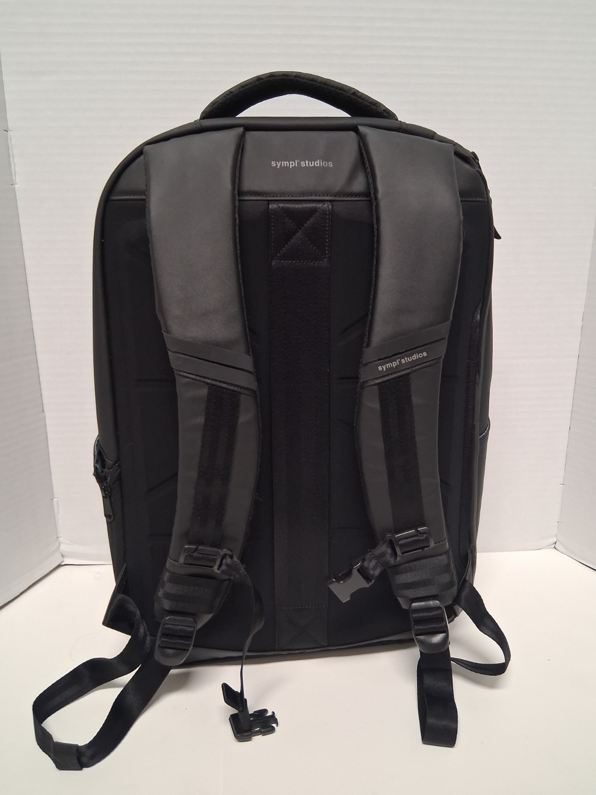 Sympl Studios Black Technical Backpack Cordura Laptop Travel Bag