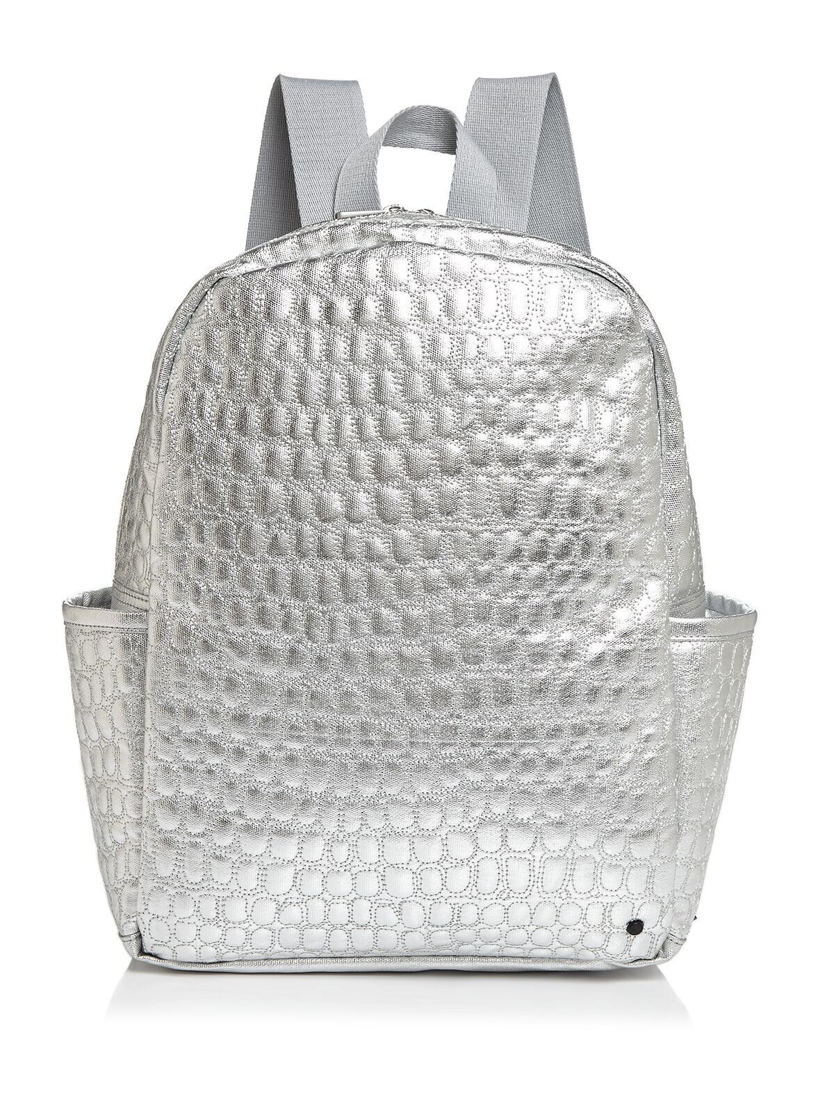 State X3104 Bags Silver Nylon Backpack Size 15x10x4.5 in