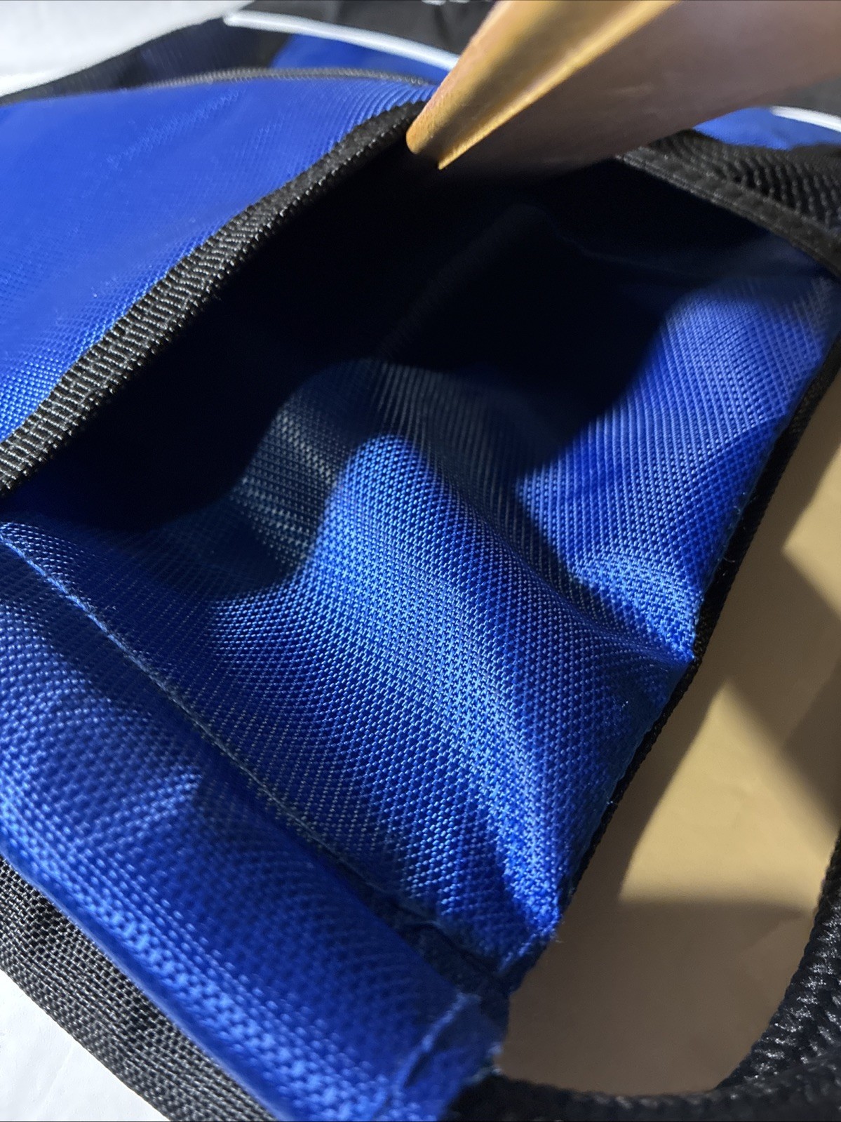 Adidas Drawstring Backpack Blue / Black 18 X 14”