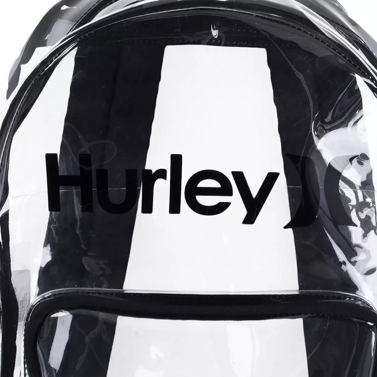 Hurley Aurora BLACK Transparent Daypack Unisex School Backpack 9A7369 NEW $55