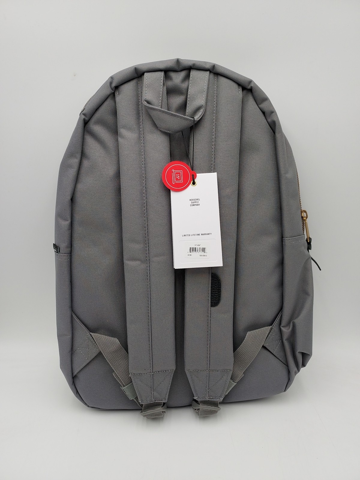 Herschel Settlement Backpack School/Travel – Gray&Black 23L Medium NWT (#K4-C1)