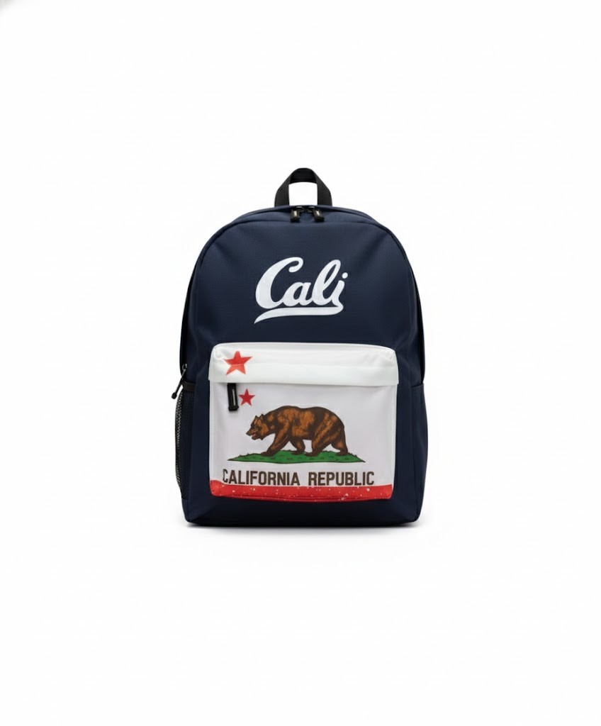 Student Backpack California Republic Bear 16″ Large Backpack Cool Bag