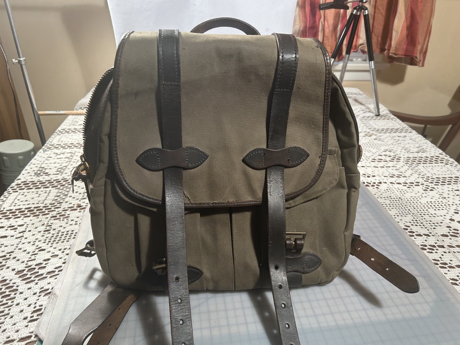 Vintage Filson Twill Rucksack | Otter Green | Excellent condition | Discontinued