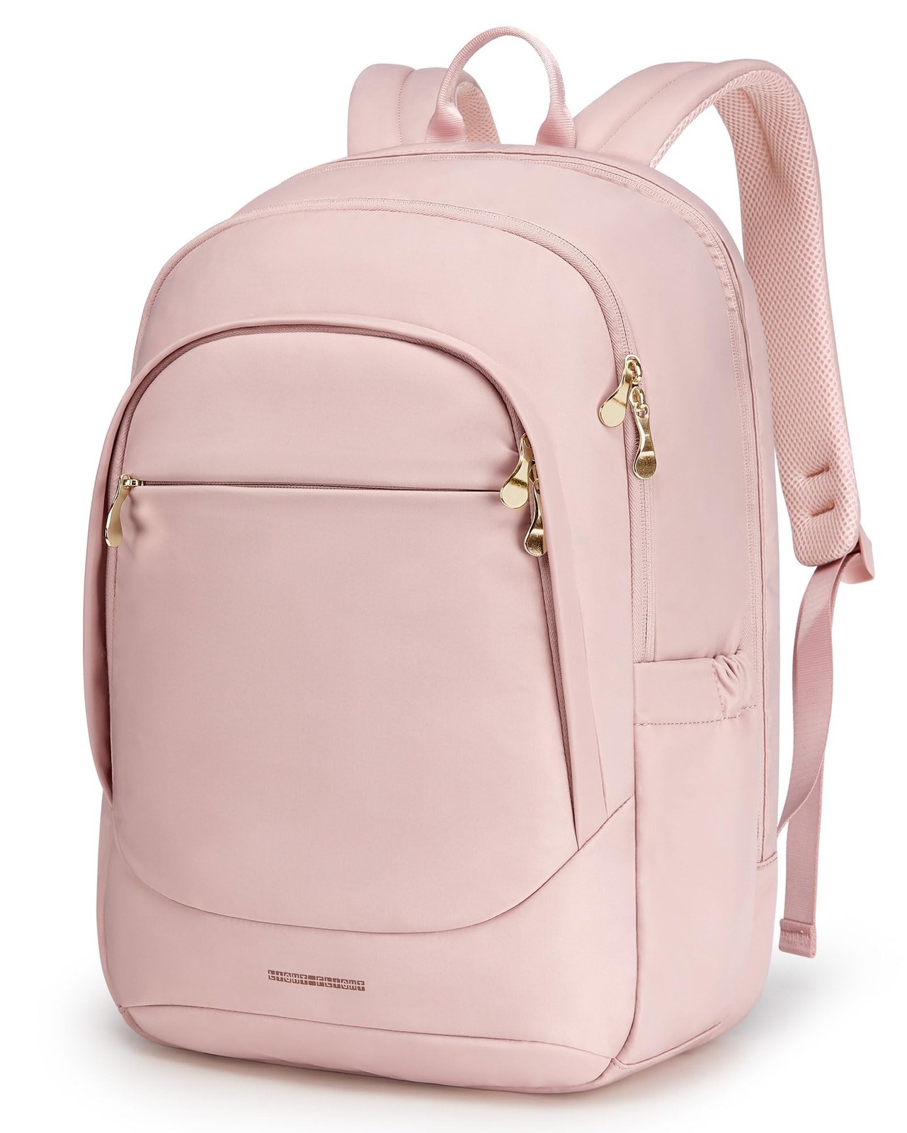 17.3 Inch Travel Laptop Backpack Women USB Charging Water Resistant College Pink
