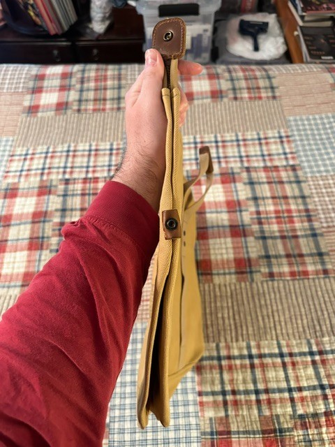 Pendleton Woolen Mills Brown Canvas Large Gym Bag NWT