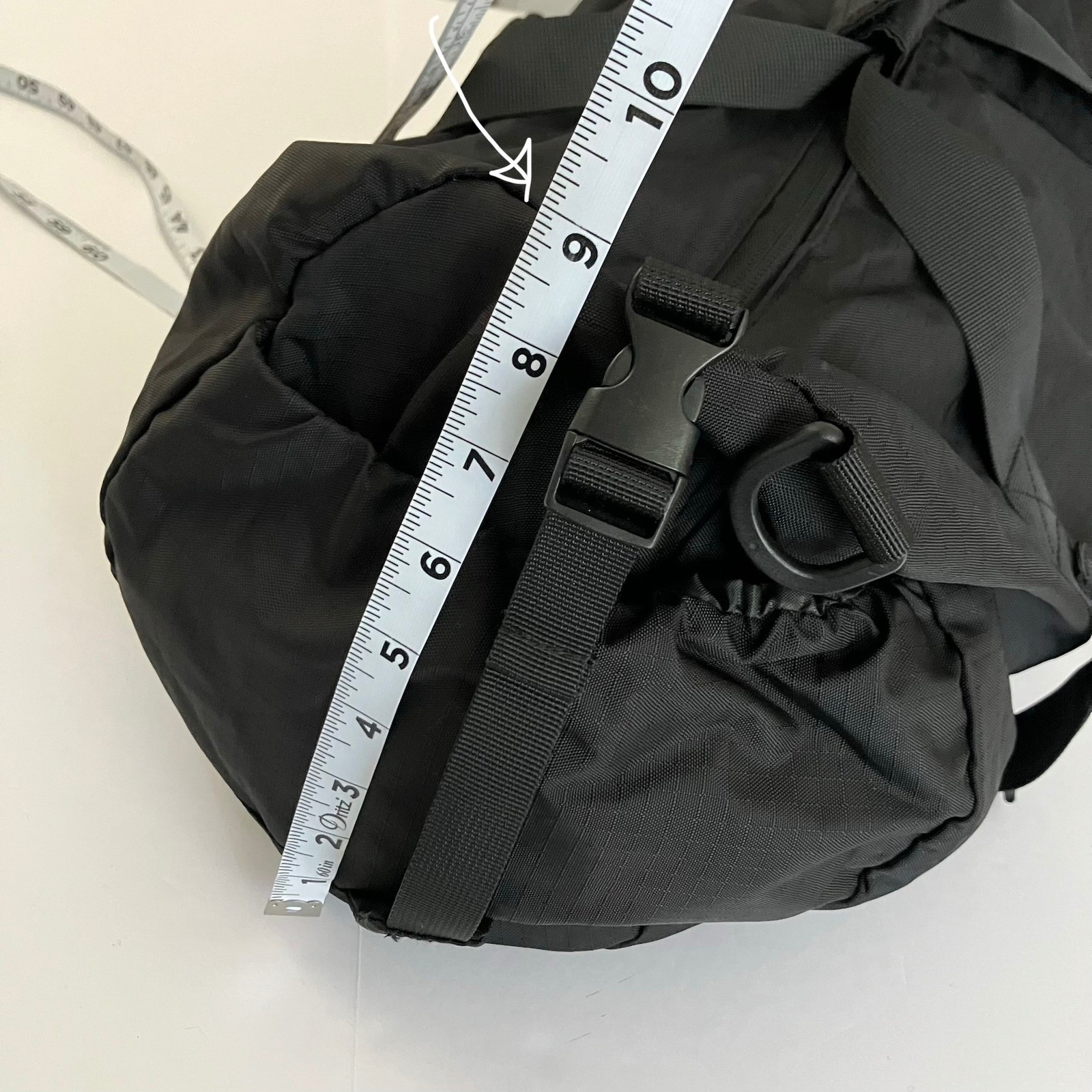 Mack Weldon Packable Duffel Gym Bag Ripstop Nylon Water Resistant 17.5″X9″X9.5″