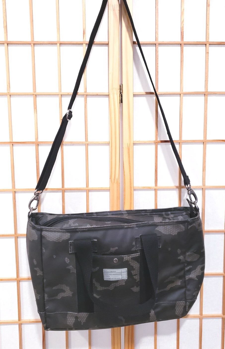 HEX Tactical Camo Messenger Laptop Bag -Padded- Unisex- DT8919 -Design in USA