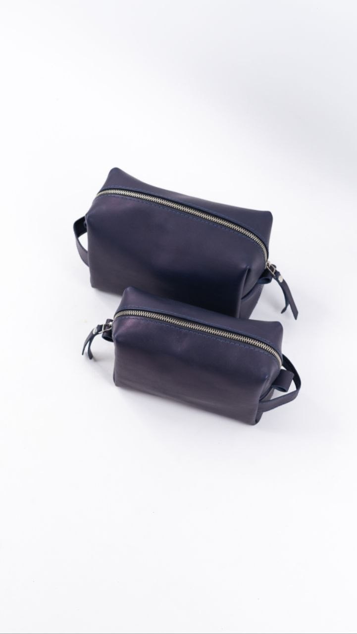Handmade Leather Toiletry Bag Leather Dopp Kit Bag, Mens Toiletry Bag