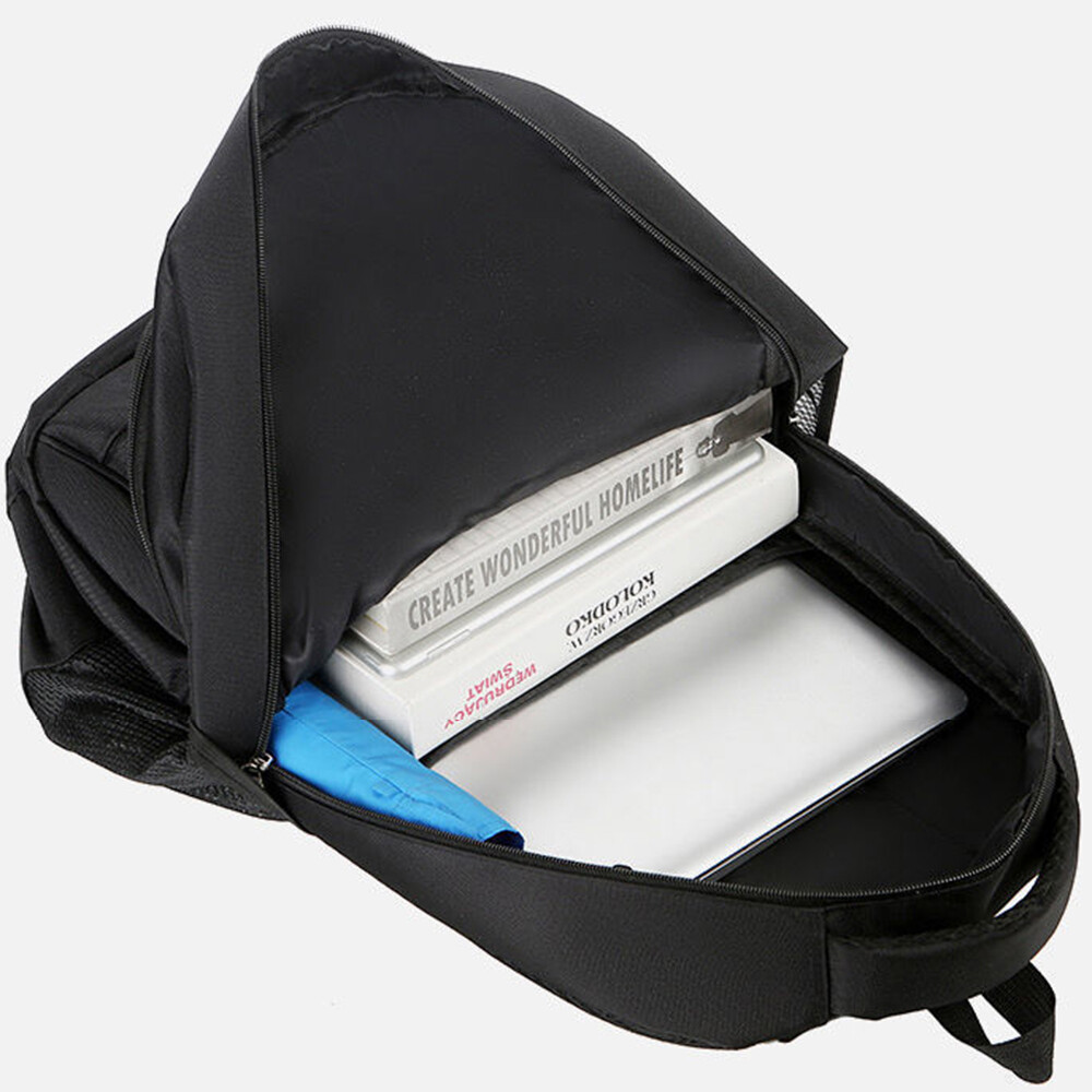 Oxford Anti-theft Laptop Backpack Travel Business Shool Book Bag w USB Port