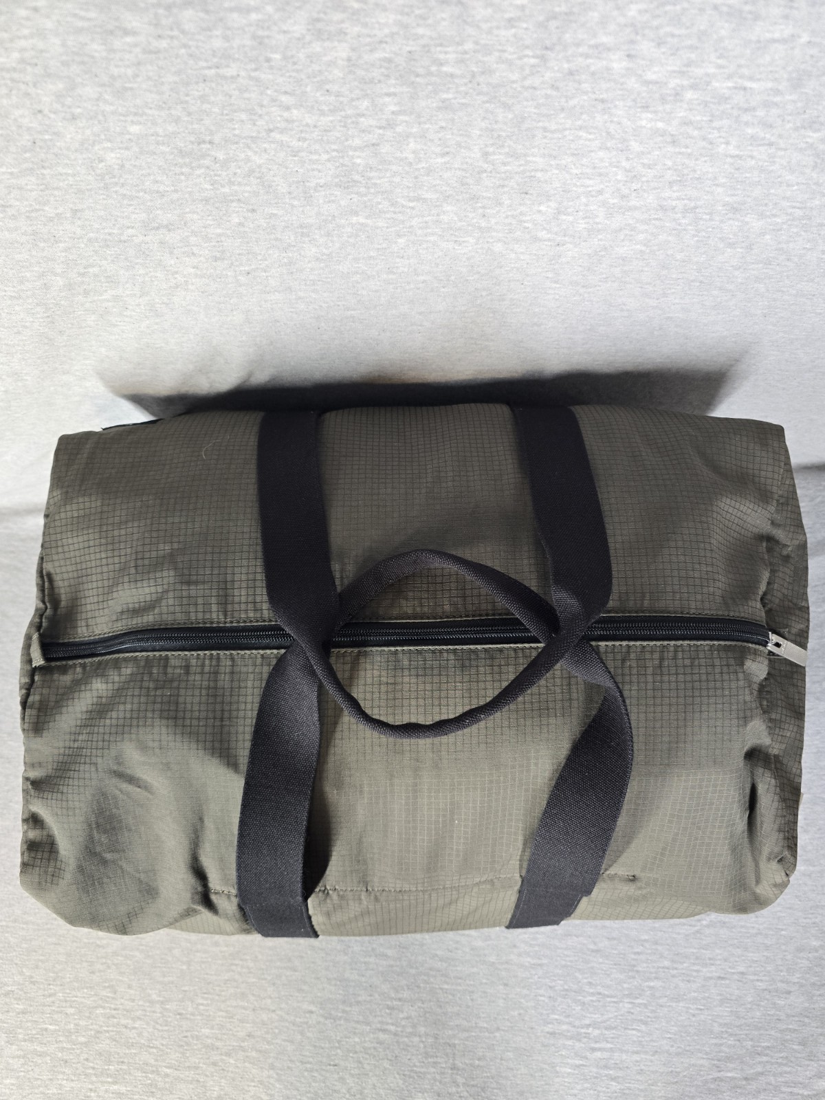 Jack Spade NYRU2498 Packable Ripstop Duffle Bag Lightweight Travel Gym Olive