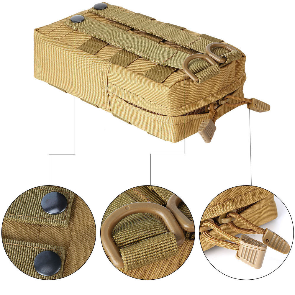 Tactical Molle Waterproof Accessory Waist Bag Outdoor Travel Hunting Stotage Bag