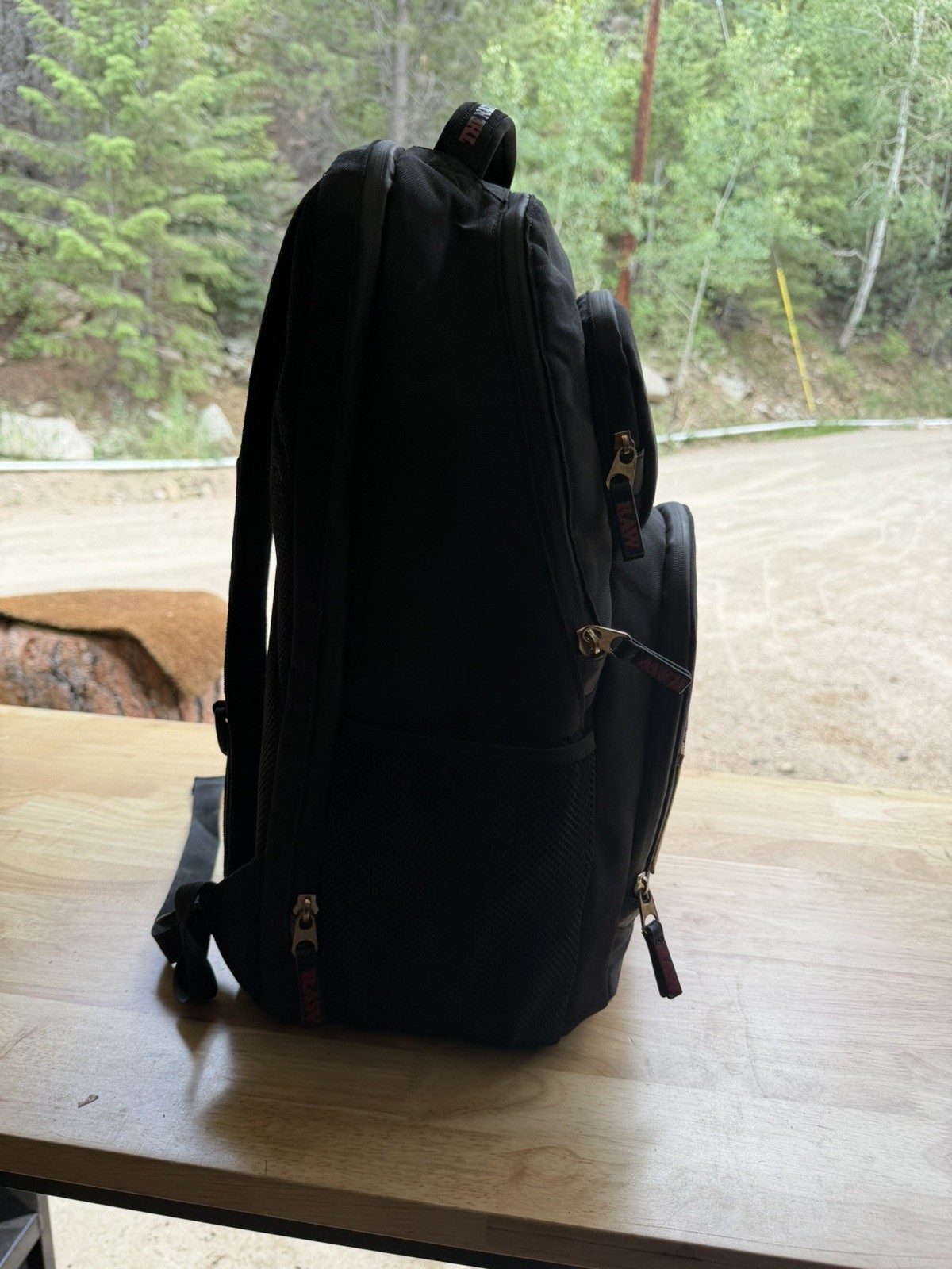 Raw Rolling Papers Black Backpack