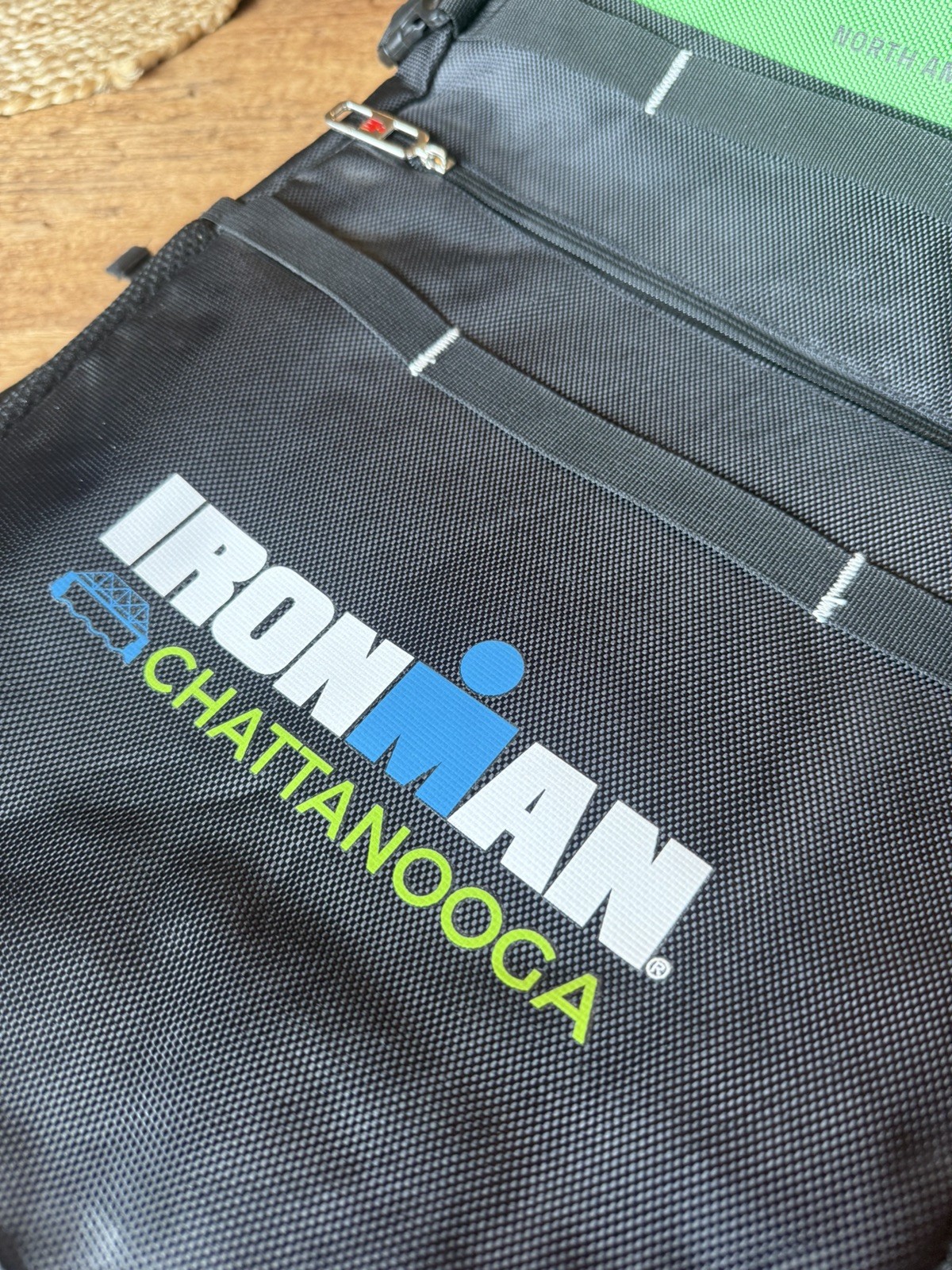 IRONMAN Black Chattanooga Backpack Zip Closure Adjustable Padded Strap Sports