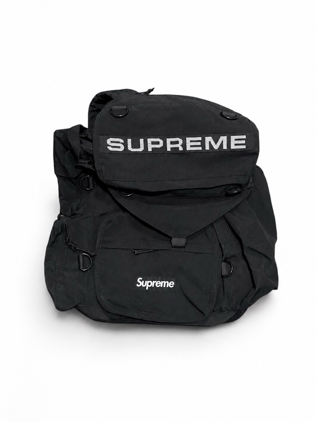 Supreme Military Field Backpack Black SS23B12 Brand New SS23 FREE SHIPPING