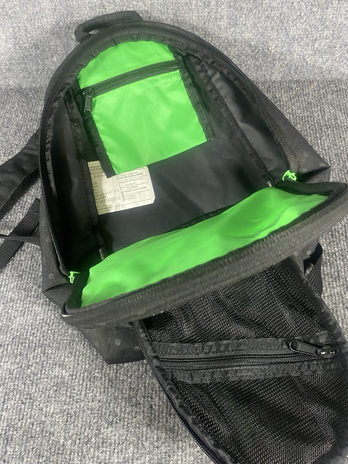 Dakine Backpack Cosmo 6.5L Small Mini Multipurpose School Bag Black Green