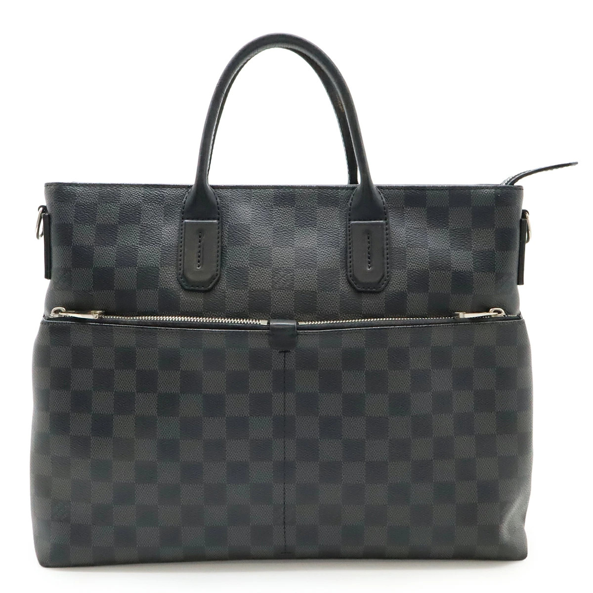 Louis Vuitton Damier Graphite 7DW Briefcase Business Bag Document Shoulder Bag