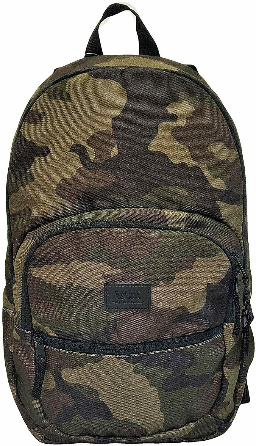 Vans Men’s/Boy’s Motive A Tee Green/Black Camouflage Backpack ( VNOA4B28CMA )