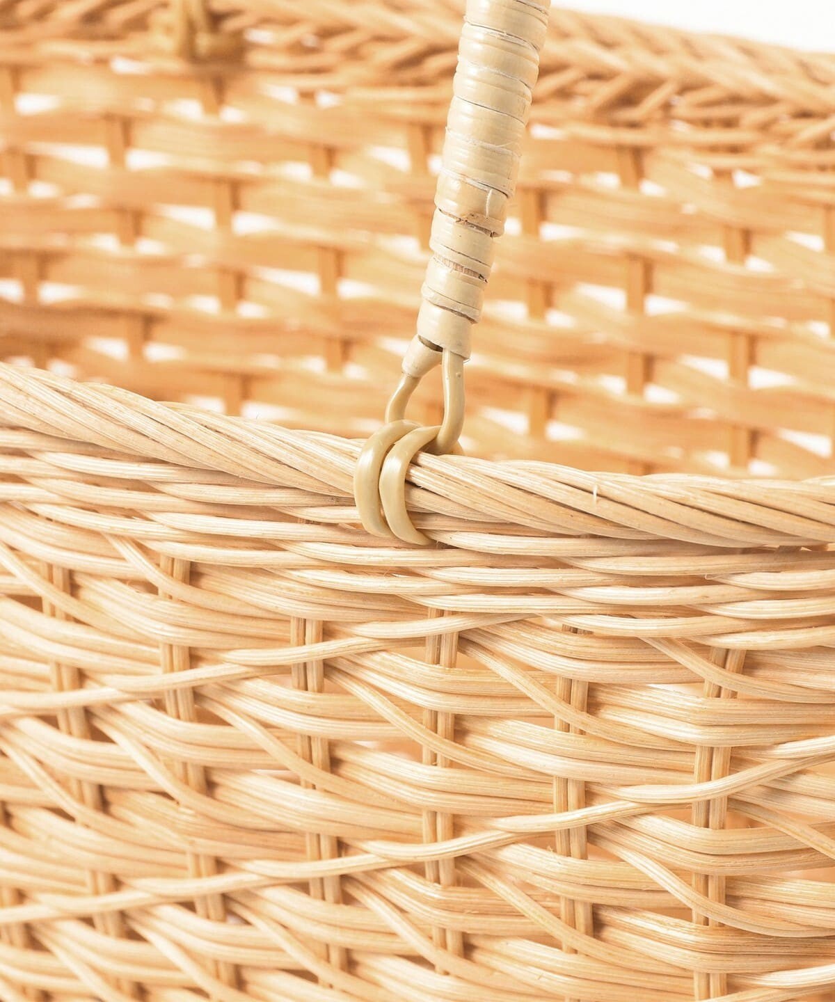 (ASK availability First) BEAMS Matsunoya / Rattan oval sash shopping basket new