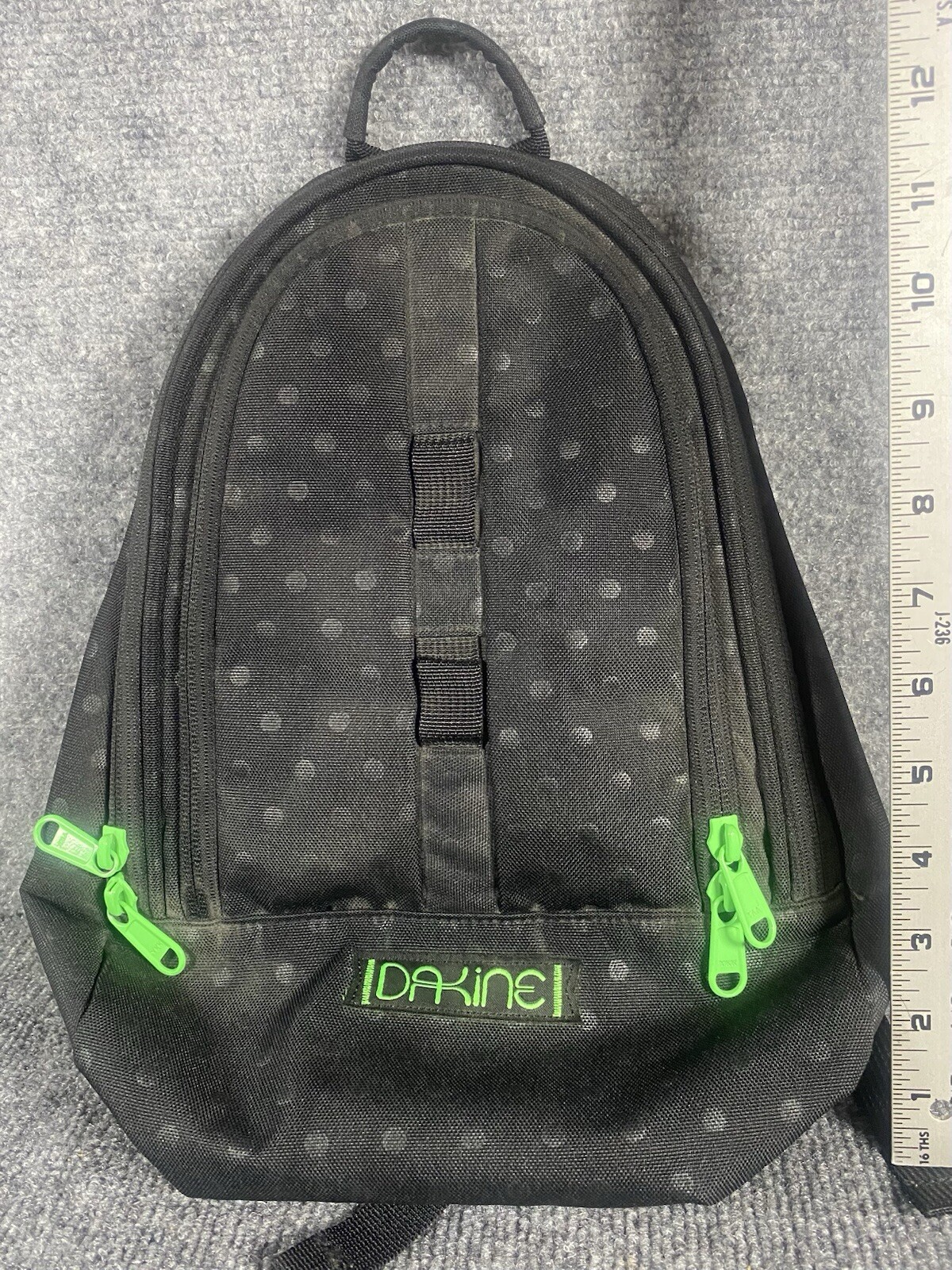 Dakine Backpack Cosmo 6.5L Small Mini Multipurpose School Bag Black Green