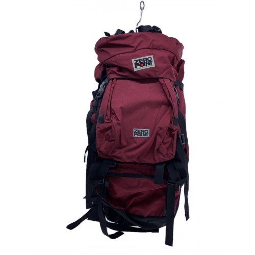ZERO POINT mountbel Backpack Rucksack Red for Men 65×28×20cm from Japan USED